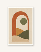 Arco · Quadro abstrato — acabamento:poster