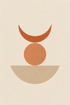 Meia-lua · Minimalista · Quadro abstrato — abstrato-meia-lua-minimal_ver