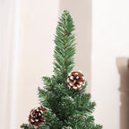 Árvore de Natal 180 cm Árvore de Natal Artificial com 618 Ramos e Suporte de Metal Árvore de Natal para Sala de Estar Interior Verde — foto 8