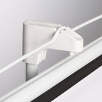 Tela de Projeção Dobrável 84 Polegadas Tela de Projeção Formato 4:3 com Altura Ajustável para Cinema em Casa Apresentações 180x203 cm Branco — foto 8
