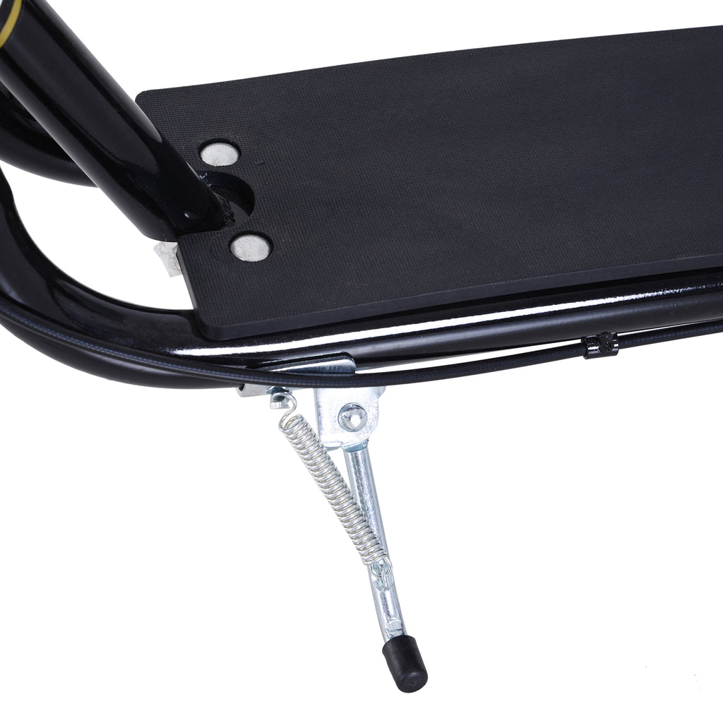 Trotinete com 2 Rodas de 16 Polegadas Trotinete para Crianças com Altura Ajustável e Freio 143x58x92-100 cm Preto — foto 7