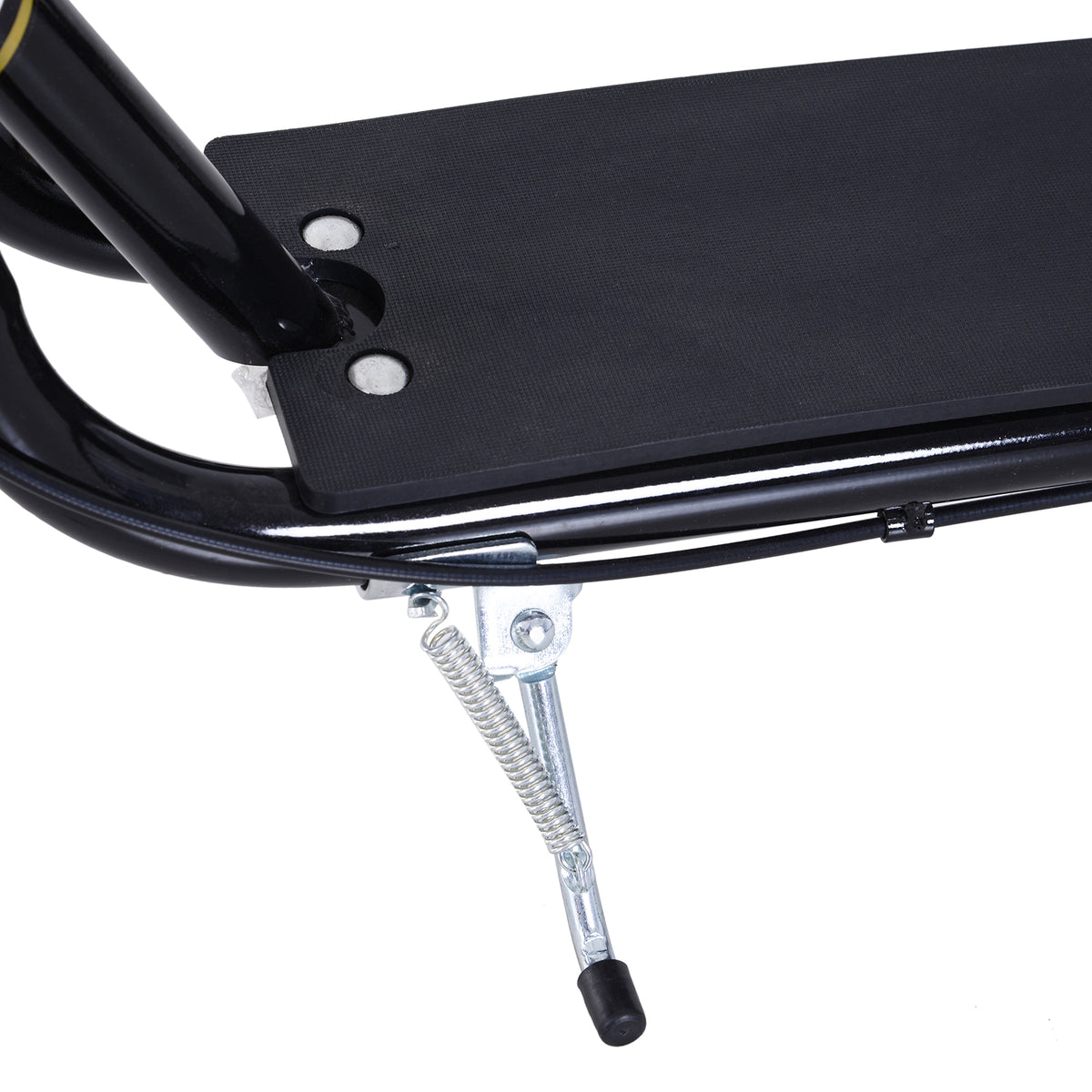 Trotinete com 2 Rodas de 16 Polegadas Trotinete para Crianças com Altura Ajustável e Freio 143x58x92-100 cm Preto — foto 7