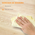 Carrinho de Cozinha com Rodas Carrinho de Serviço Multiuso com 3 Gavetas 2 Prateleiras Abertas e Bandeja para Sala de Jantar Sala de Estar 67x37x85,5cm Branco — foto 6