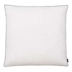 Almofadas 2 pcs 80x80 cm microfibra branco com enchimento de penas — foto 2