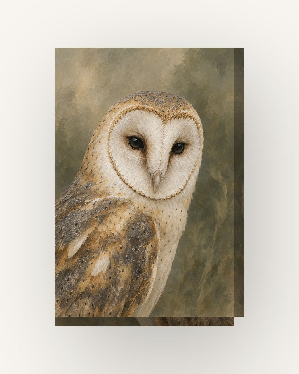 Coruja · Quadro de animais — acabamento:slim