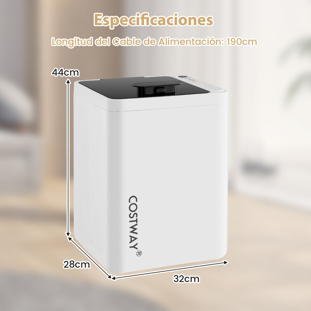 Aquecedor de Toalhas 23L com Timer e Display LED - Desligamento Automático 114x178cm Branco — foto 3