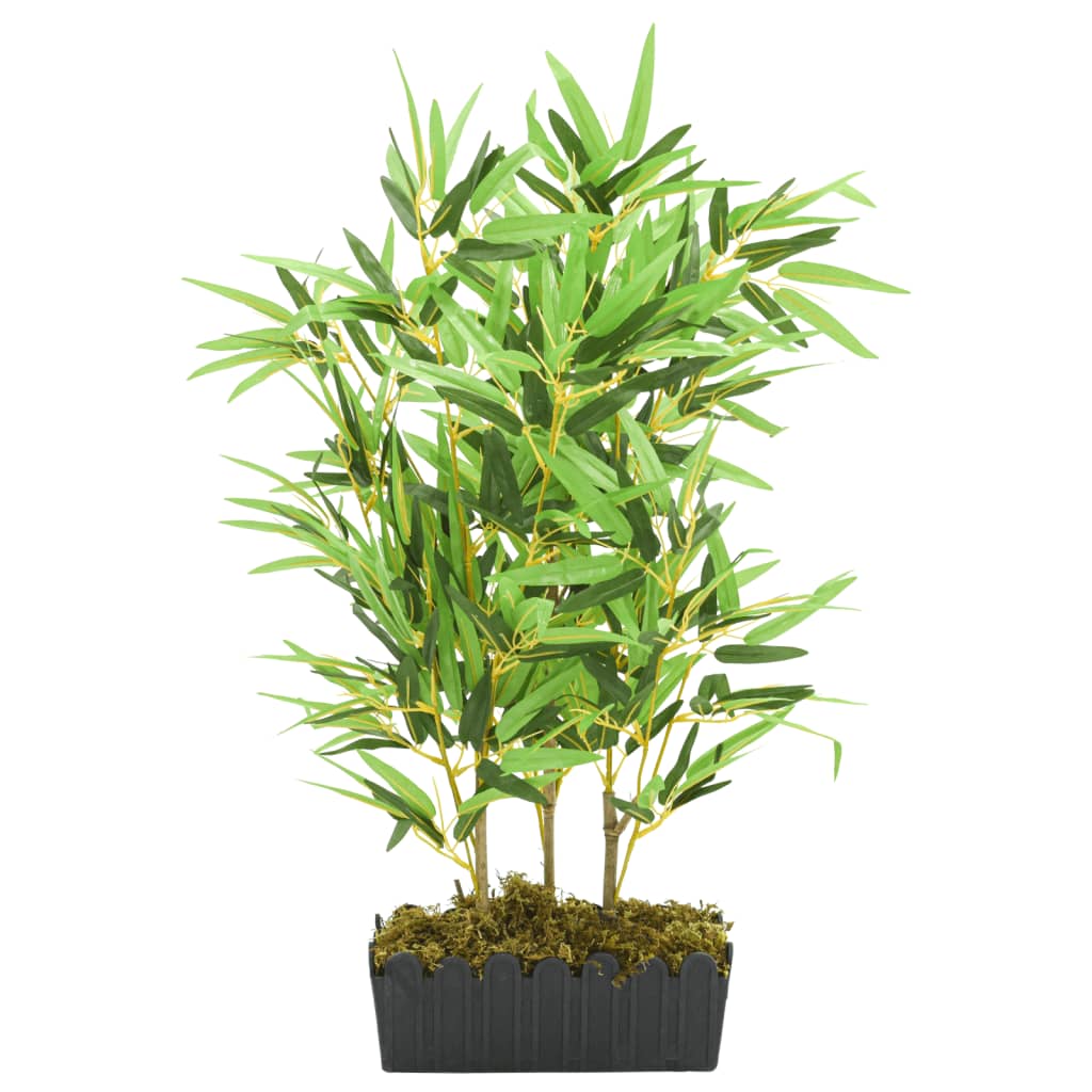 Árvore de bambu artificial 500 folhas 80 cm verde — foto 2