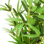 Árvore de bambu artificial 500 folhas 80 cm verde — foto 3