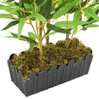 Árvore de bambu artificial 500 folhas 80 cm verde — foto 4