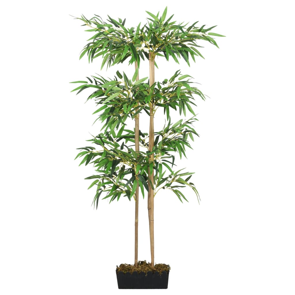 Árvore de bambu artificial 988 folhas 150 cm verde — foto 2