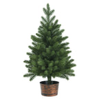 Árvore de Natal Artificial 60 cm com 50 Ramos e Base com Vaso Verde — foto 2