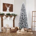 Árvore de Natal Artificial Nevada 180 cm com 460 Ramos e Base Metálica Dobrável — foto 1