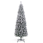 Árvore de Natal Artificial Nevada 180 cm com 460 Ramos e Base Metálica Dobrável — foto 2