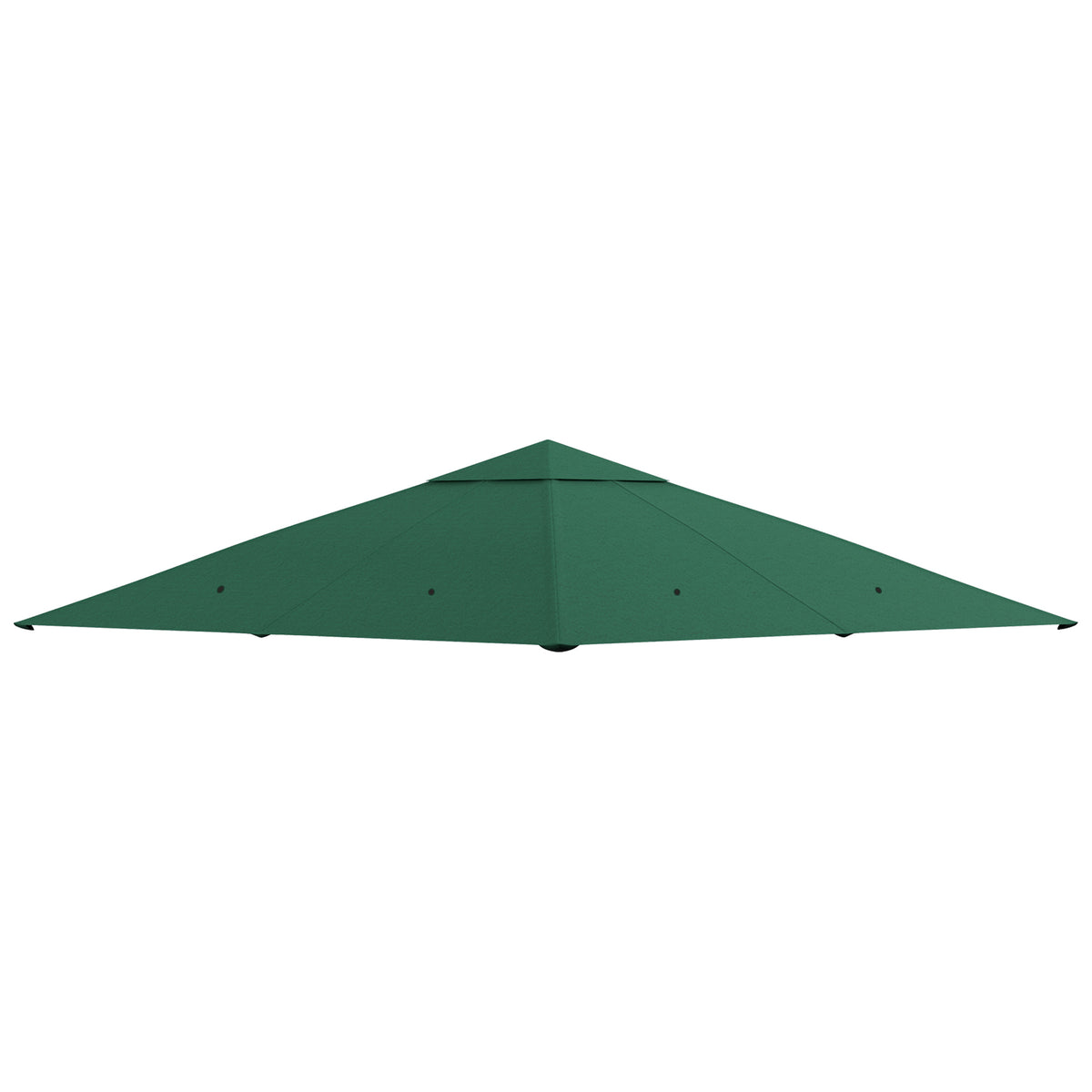 Toldo de Substituição de 3x3m para Pérgola de Jardim com 8 Orifícios de Drenagem e Ventilação Verde — foto 1