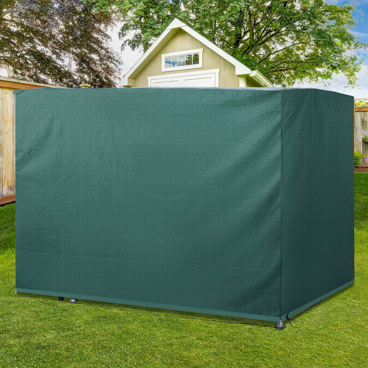 Capa de Proteção para Baloiço de Jardim, Capa Impermeável com Fecho, 215x155x150 cm, Verde — foto 6