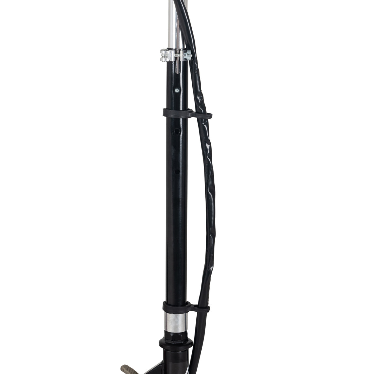 Trotinete Elétrico Dobrável Suporta até 50kg com Altura Ajustável Scooter Elétrica com Interruptor de Inicio e Freios 75x36x82-93cm Preto — foto 8