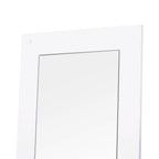 Móvel Cabide de Entrada de 3 Peças Armário de Entrada com Cabide Espelho e Sapateira 80x27x46,5cm Branco — foto 7