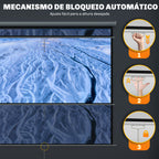 Ecrã de Projeção Manual 84 Polegadas Tela de Projeção Portátil Formato 4:3 Ângulo de Visão de 160° para Interior e Exterior Cinema em Casa 165x124 cm Branco — foto 8