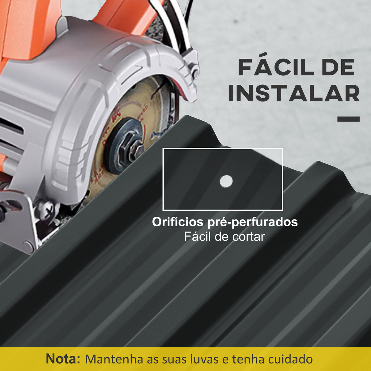 Conjunto de 12 Painéis para Teto de Aço Galvanizado Chapas Perfiladas de Teto 7m² para Abrigo de Ferramentas Abrigo Exterior 129x45cm Cinzento Escuro — foto 5