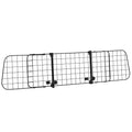 Grade de Segurança de Carro para Cães Extensível Universal Grade de Segurança para Cães com Largura Ajustável 91-152x30cm Preto — foto 1