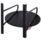 Pera de Boxe com Suporte de Parede Punching Ball para Boxe com Plataforma Ajustável em Altura Suporte Giratório e Insuflador 60x73x80 cm Vermelho e Preto — foto 8