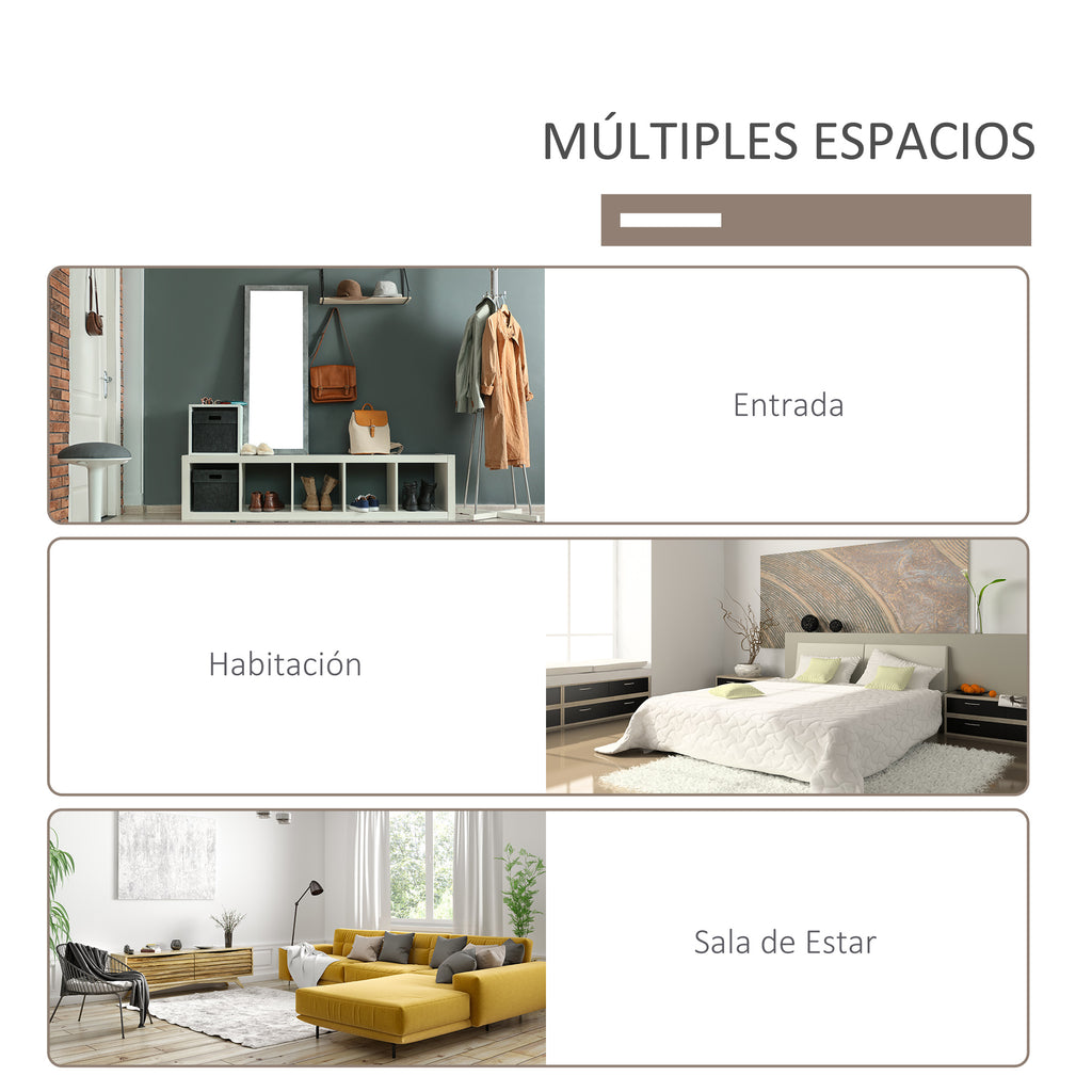 Cabide Sapateira com banco 4 ganchos 2 compartimentos abertos 2 gavetas removíveis e prateleira inferior moderna para corredor entrada 87x42x172 cm Branco — foto 6