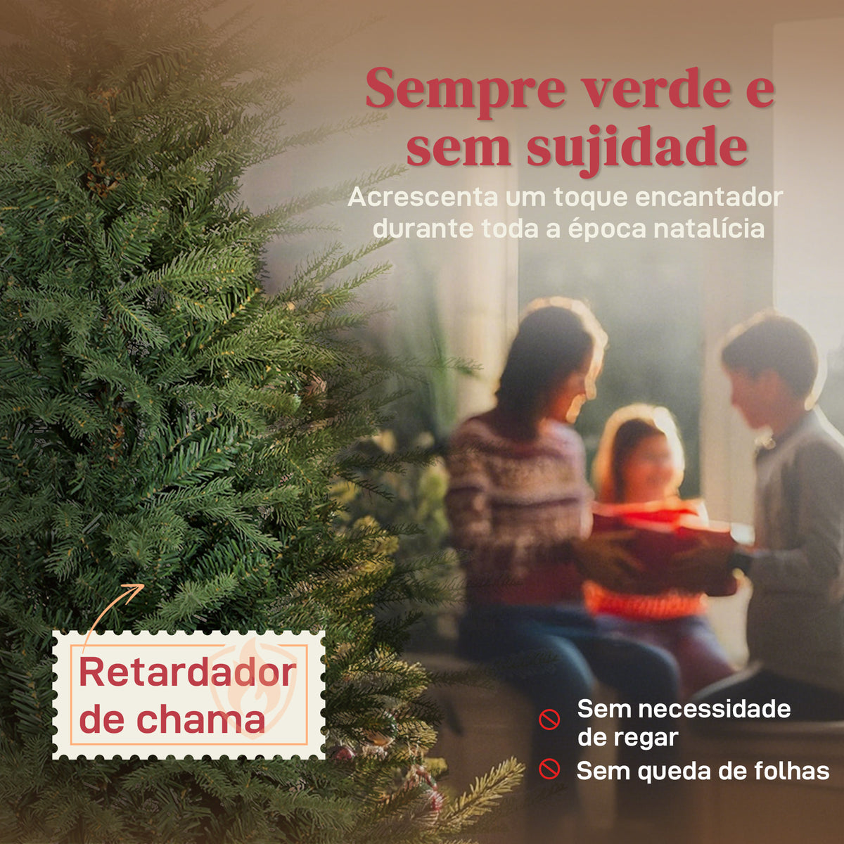Árvore de Natal Artificial 150 cm Árvore de Natal com 1186 Ramos Densos Suporte Metálico Dobrável Montagem Fácil para Interior Verde — foto 4