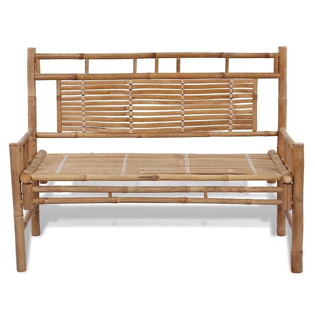Banco de jardim 120 cm bambu — foto 2