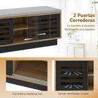 Banco Zapateiro com Assento Acolchoado 6 Compartimentos 3 Prateleiras 99,5x34,5x46cm — foto 7