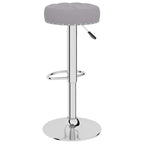Bancos de bar 2 pcs tecido cinzento — foto 4