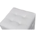 Bancos em cubo 2 pcs branco — foto 3