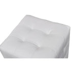 Bancos em cubo 2 pcs branco — foto 3
