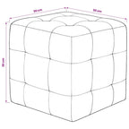 Bancos em cubo 2 pcs branco — foto 4