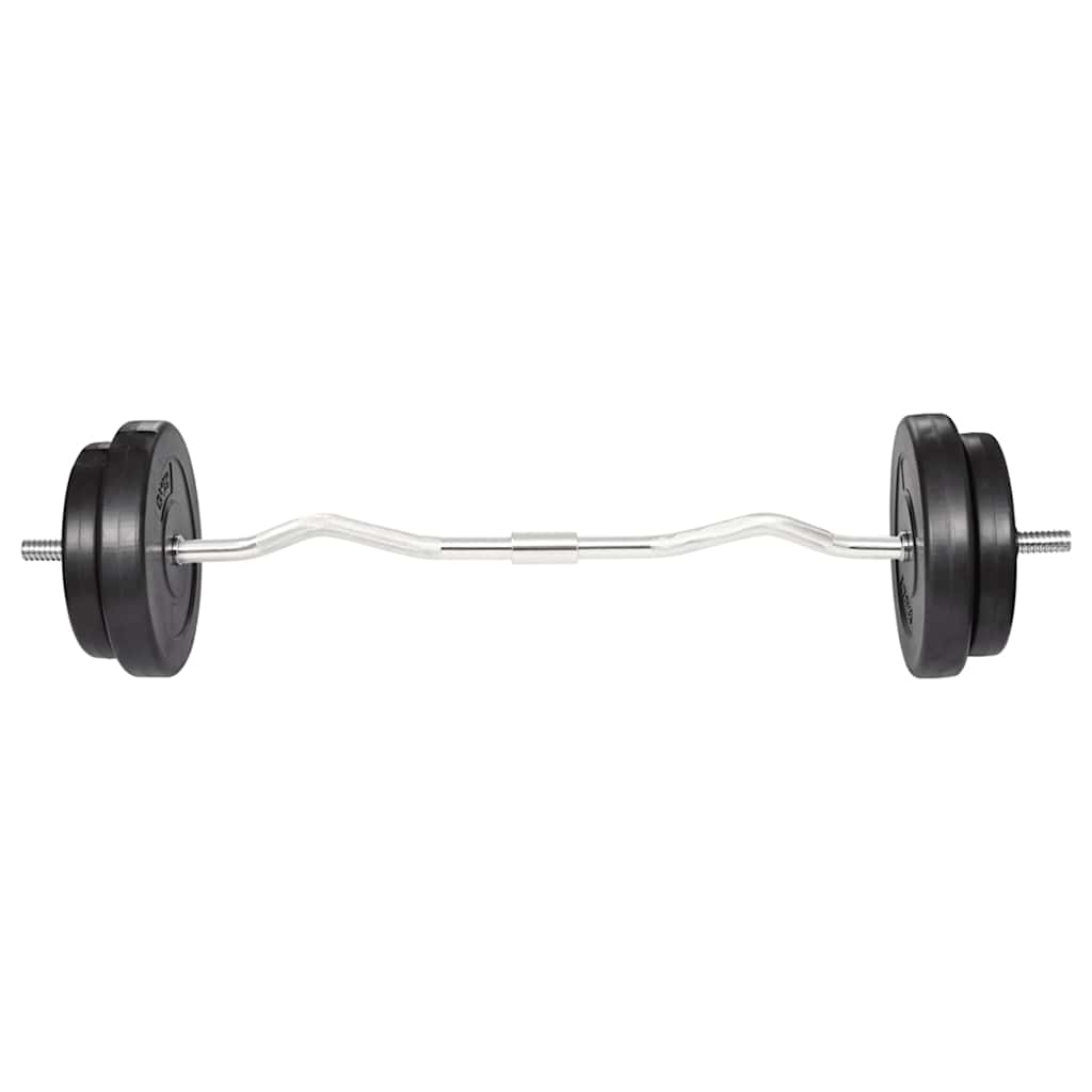Barra curvada com discos 30 kg — foto 2