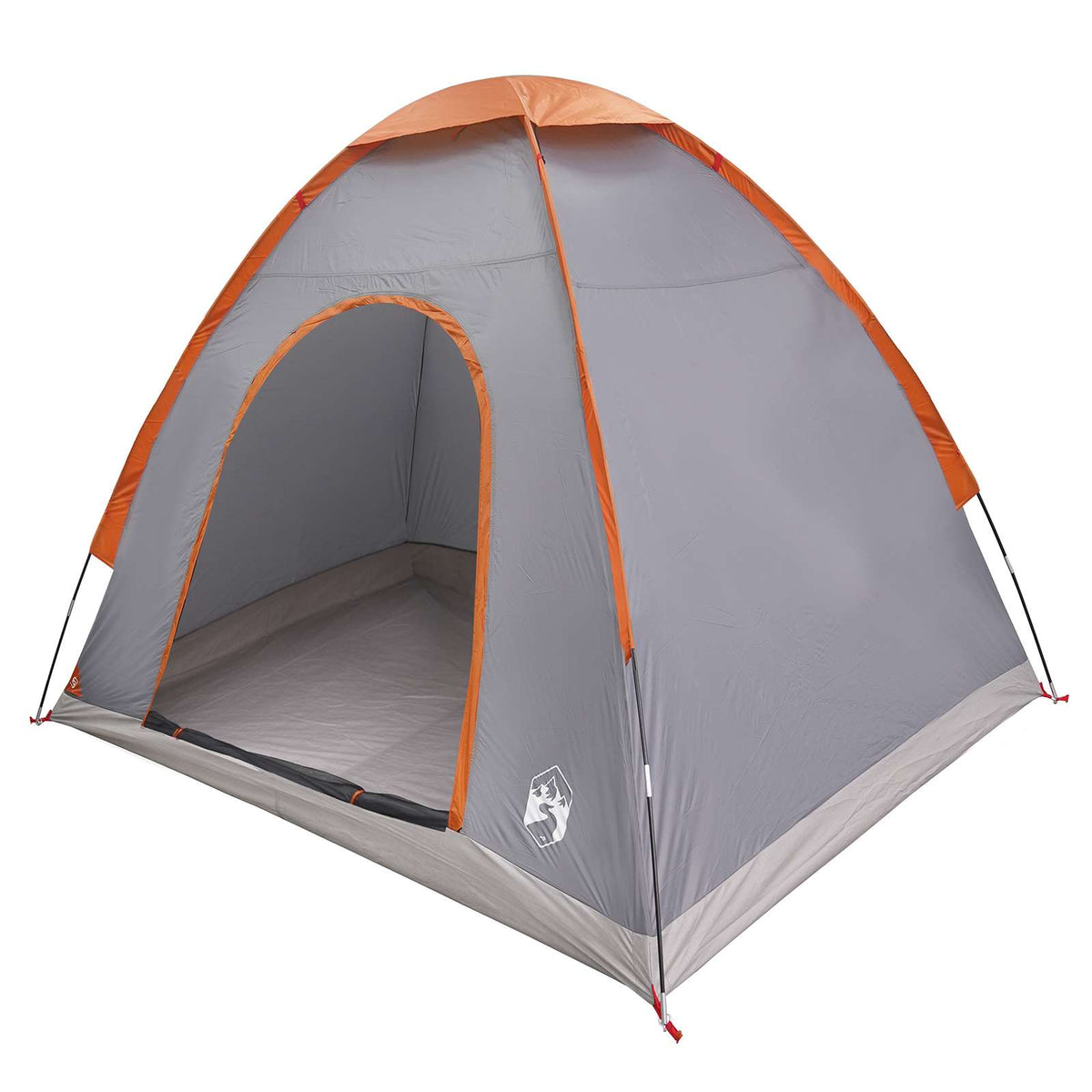 Barraca de Camping 2 pessoa Cinzento e Laranja — foto 2