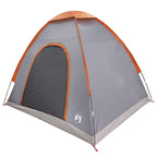Barraca de Camping 2 pessoa Cinzento e Laranja — foto 3