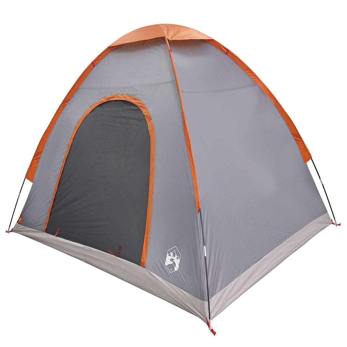 Barraca de Camping 2 pessoa Cinzento e Laranja — foto 3