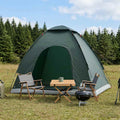 Barraca de Camping 2 pessoa Verde Exército — foto 1