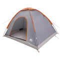 Barraca de Camping 4 pessoa Cinzento e Laranja — foto 2