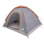 Barraca de Camping 4 pessoa Cinzento e Laranja — foto 2