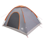 Barraca de Camping 4 pessoa Cinzento e Laranja — foto 3