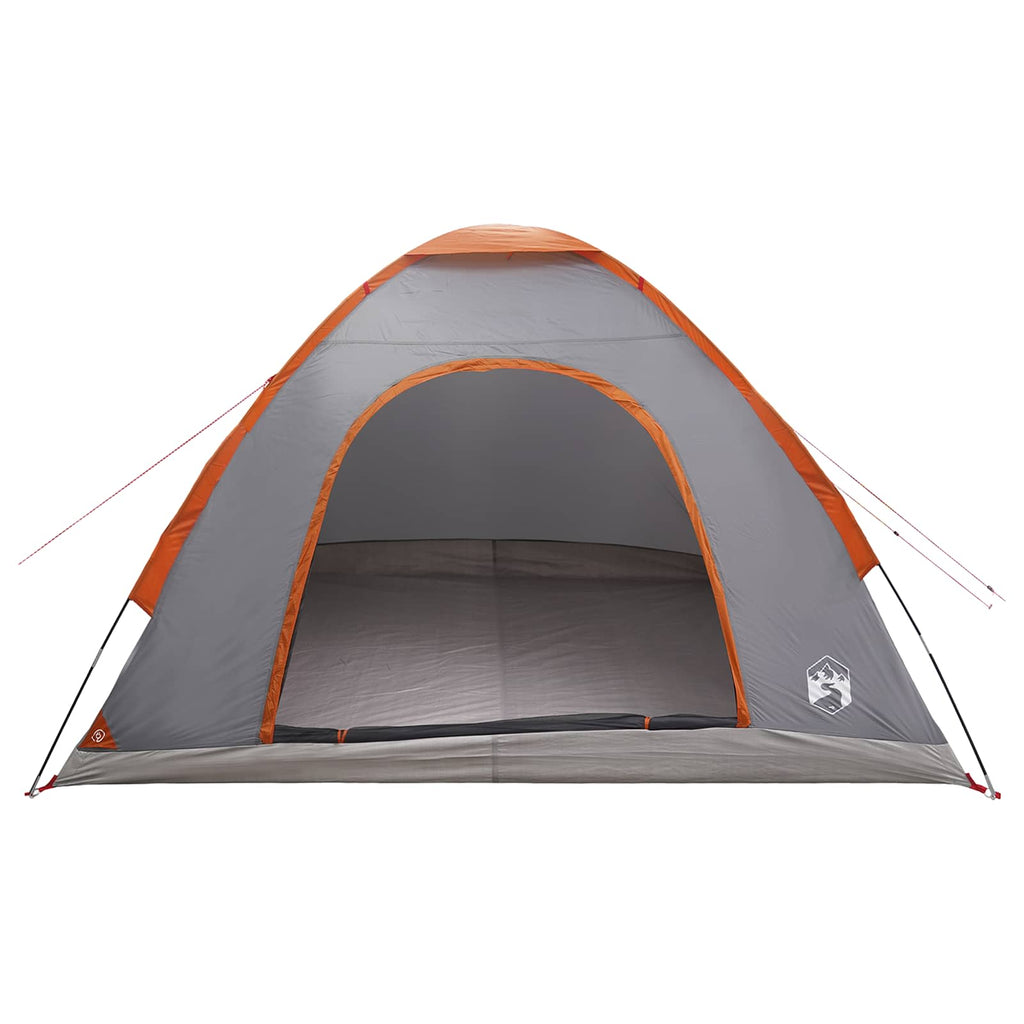 Barraca de Camping 4 pessoa Cinzento e Laranja — foto 4