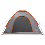 Barraca de Camping 4 pessoa Cinzento e Laranja — foto 5