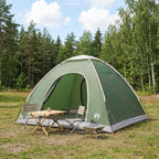 Barraca de Camping 4 pessoa Verde — foto 1