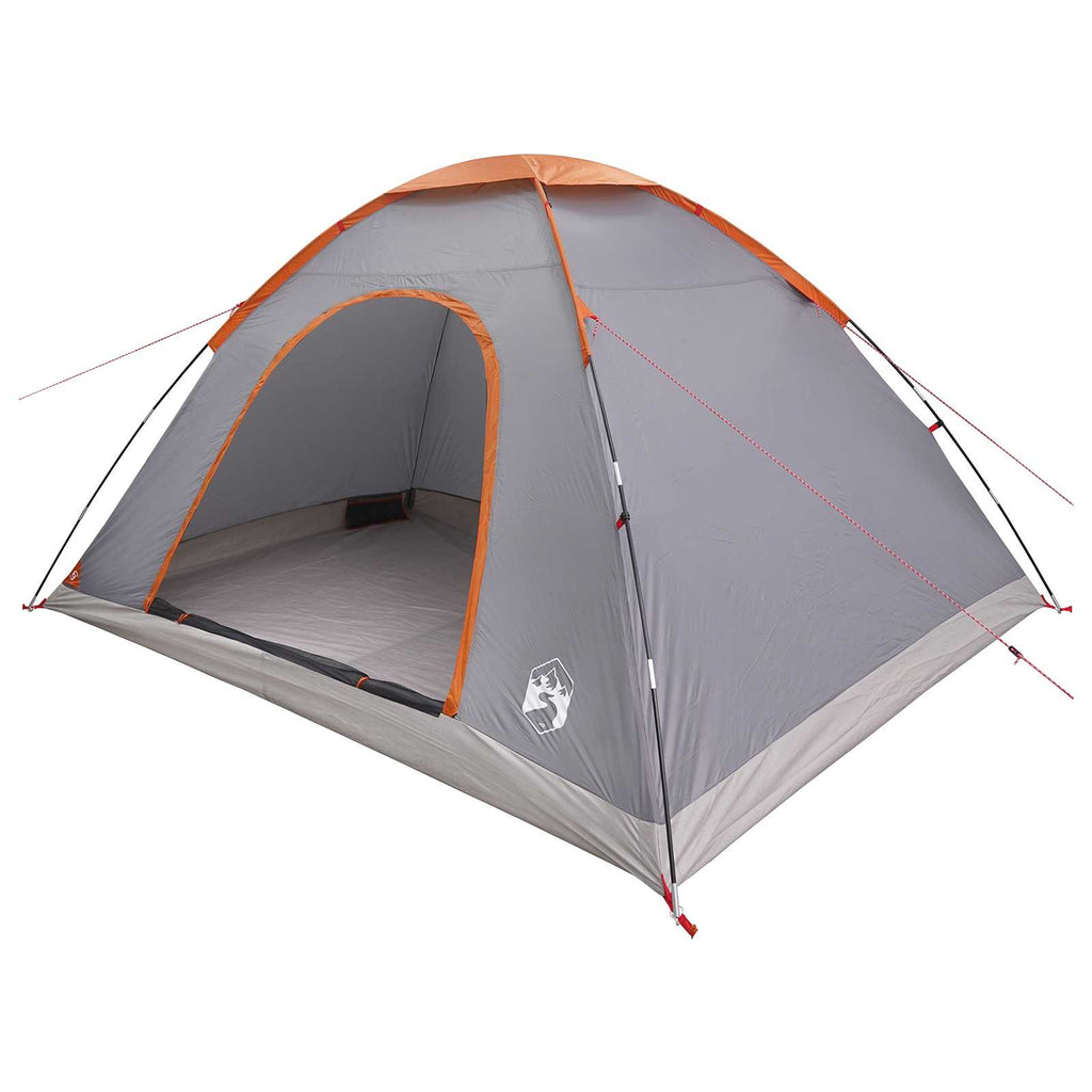 Barraca de Camping 6 pessoa Cinzento e Laranja — foto 2