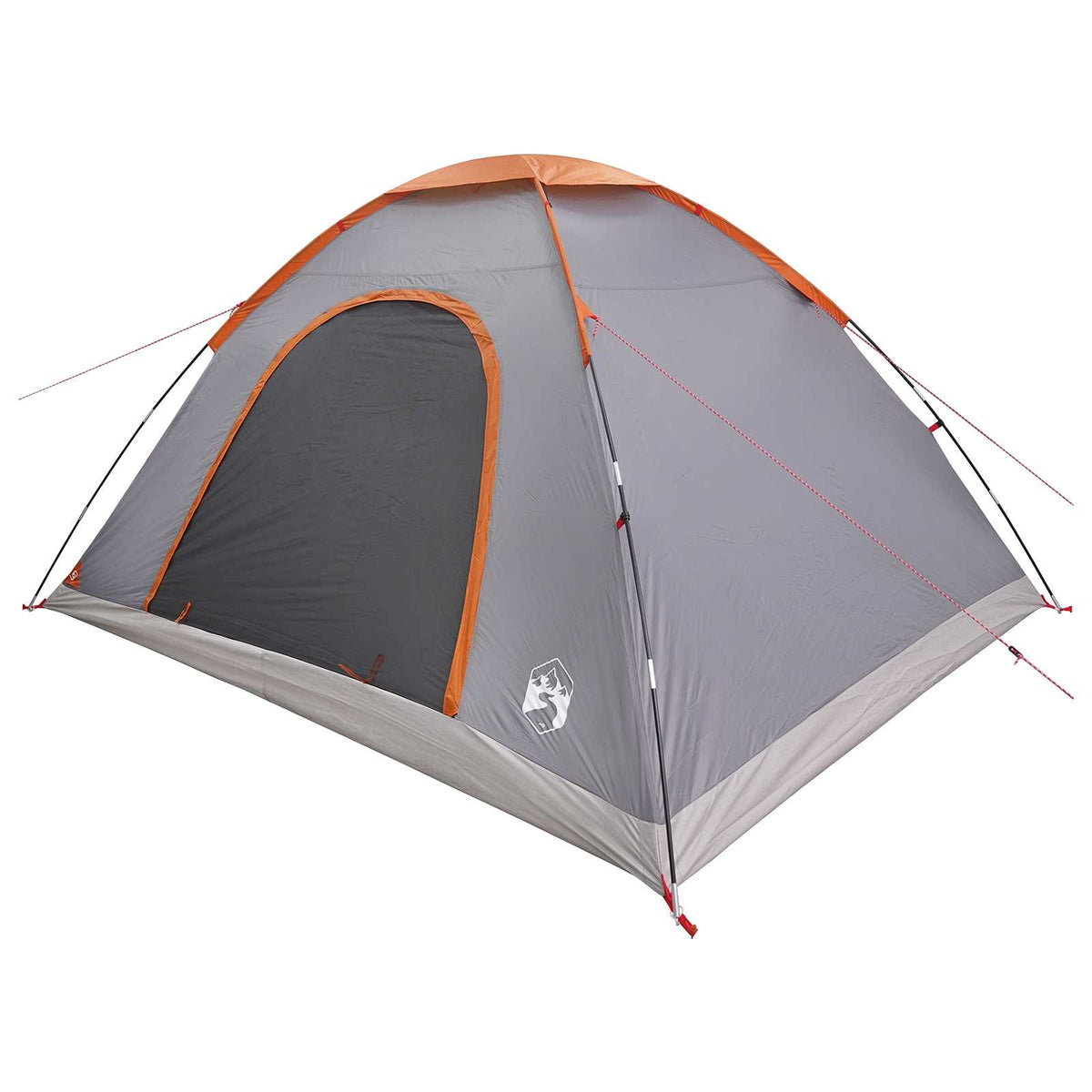 Barraca de Camping 6 pessoa Cinzento e Laranja — foto 3