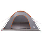 Barraca de Camping 6 pessoa Cinzento e Laranja — foto 4