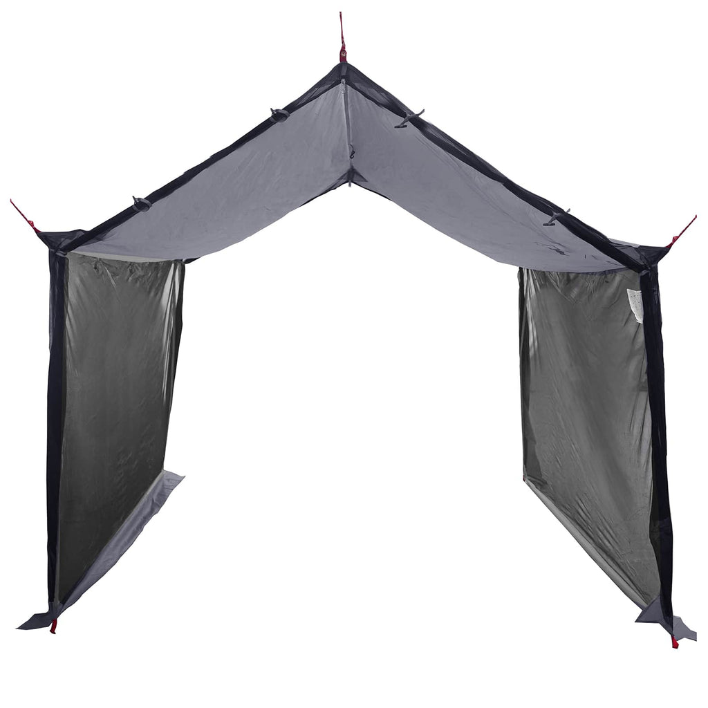 Barraca de Camping com Paredes de Malha Cinzento e Laranja — foto 5