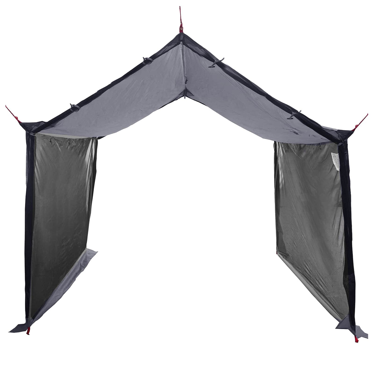 Barraca de Camping com Paredes de Malha Cinzento e Laranja — foto 5