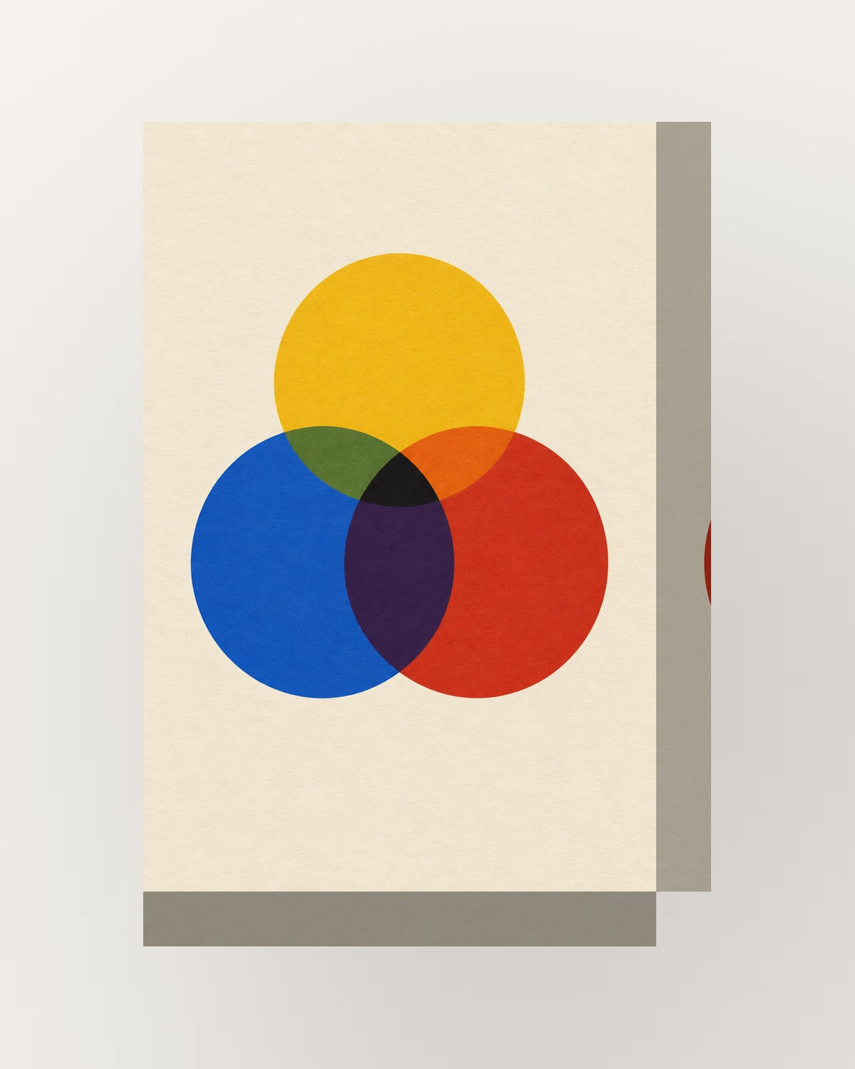 Três · Quadro geométrico Bauhaus — acabamento:thick